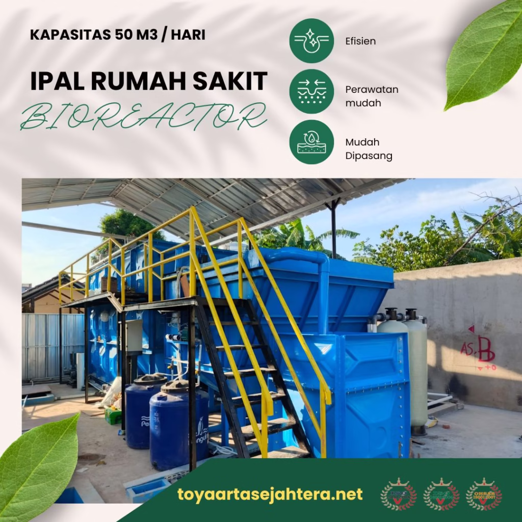 ipal rumah sakit kapasitas 50m3