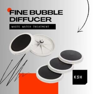Fine bubble diffuser untuk sistem aerasi IPAL dan STP