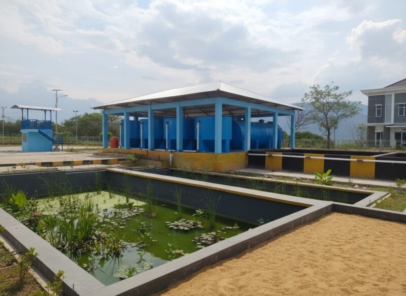 upgrade IPAL industri modern dengan sistem aerasi dan clarifier terbaru