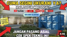 Unit tangki biru pengolahan limbah dengan sistem aerasi pada IPAL dapur MBG yang dirancang untuk menjaga sanitasi dan baku mutu limbah dapur program Makan Bergizi Gratis.