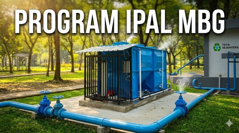 sistem IPAL MBG untuk pengolahan limbah dapur makan bergizi gratis dengan teknologi aerasi dan filtrasi modern