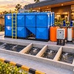 IPAL restoran untuk pengolahan limbah cair dapur dengan grease trap, proses biologis dan sistem filtrasi