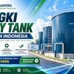 Tangki Epoxy modular Epoxy Coated Steel Tank untuk reservoir air dan industri