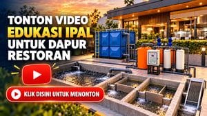 Video edukasi IPAL restoran untuk pengolahan limbah cair dapur dan grease trap restoran
