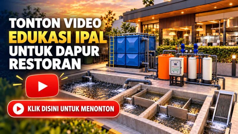 Video edukasi IPAL restoran untuk pengolahan limbah cair dapur dan grease trap restoran