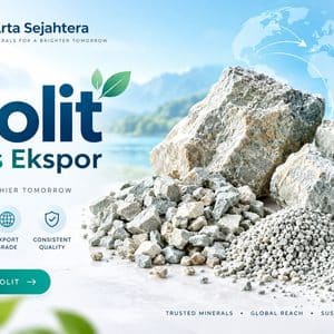 Zeolit kualitas ekspor Toya Arta Sejahtera untuk berbagai kebutuhan industri