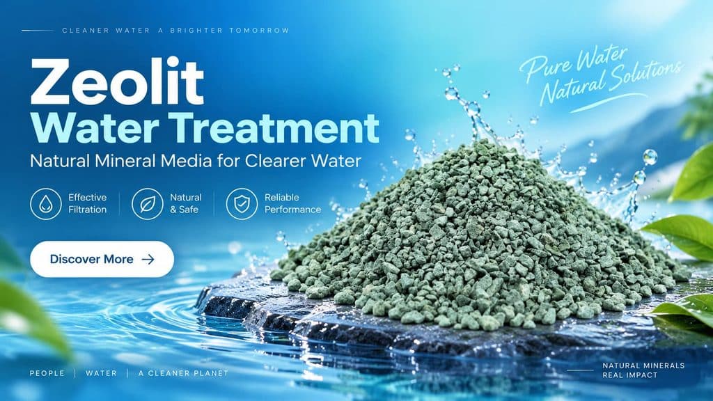 Zeolit water treatment sebagai natural mineral media untuk pengolahan air